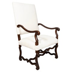 Sillón Luis XIV Os de Mouton de nogal