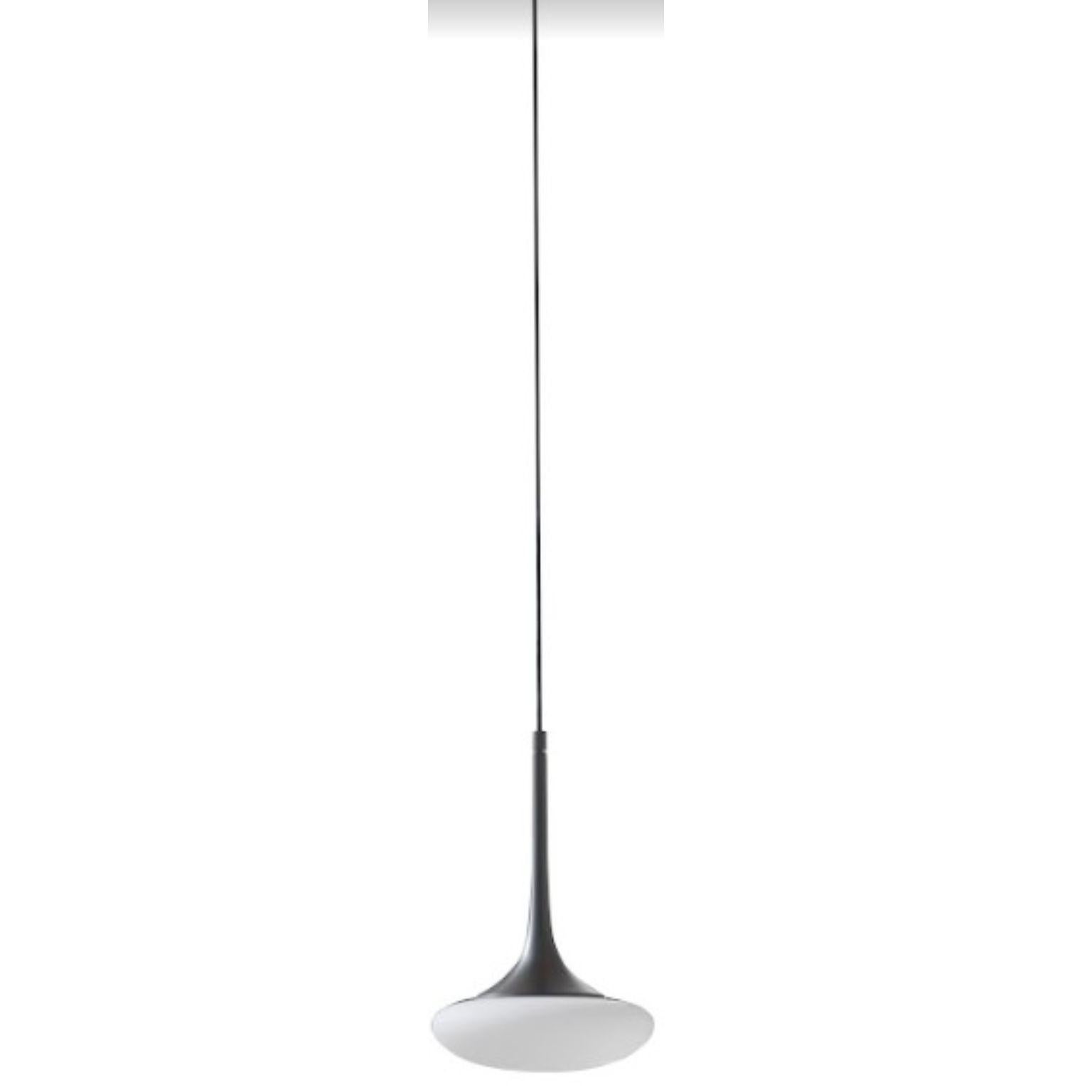 Louis XS pendant by Emilie Cathelineau
Dimensions: D 24 x H 239.3 cm
Materials: Solid brass, Mouth-blown glass, Textile cable
Others finishes and dimensions are available.

All our lamps can be wired according to each country. If sold to the