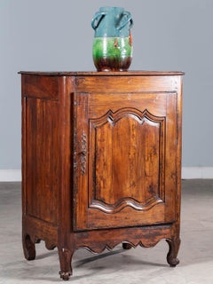 Louis XV Antique French Walnut Confit Cabinet Armoire, circa 1750