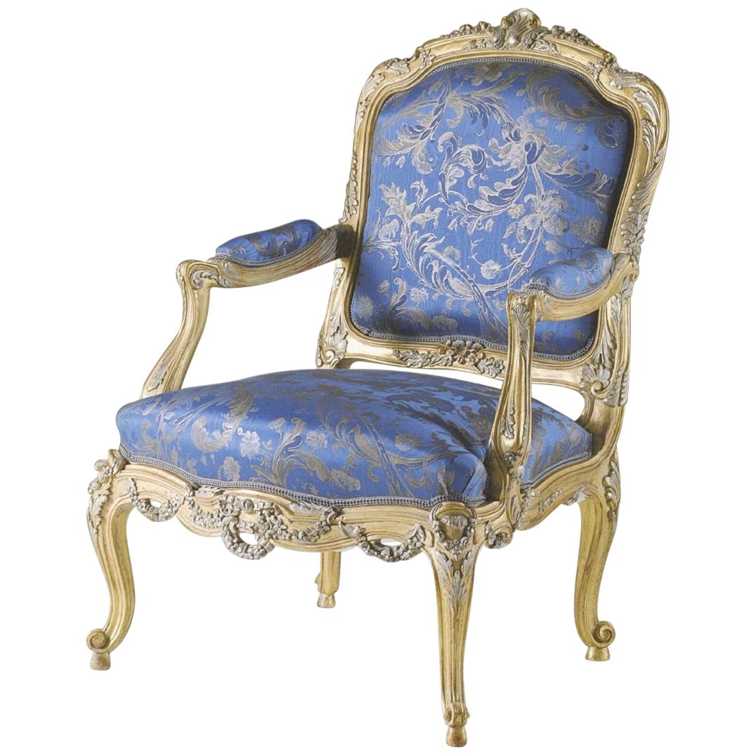 Louis XV Armchair "Copy D'ancienne" For Sale
