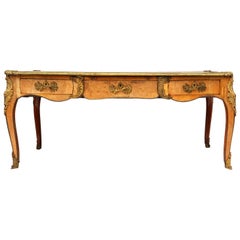 Antique Louis XV Baroque Desk, Paris, 1850s