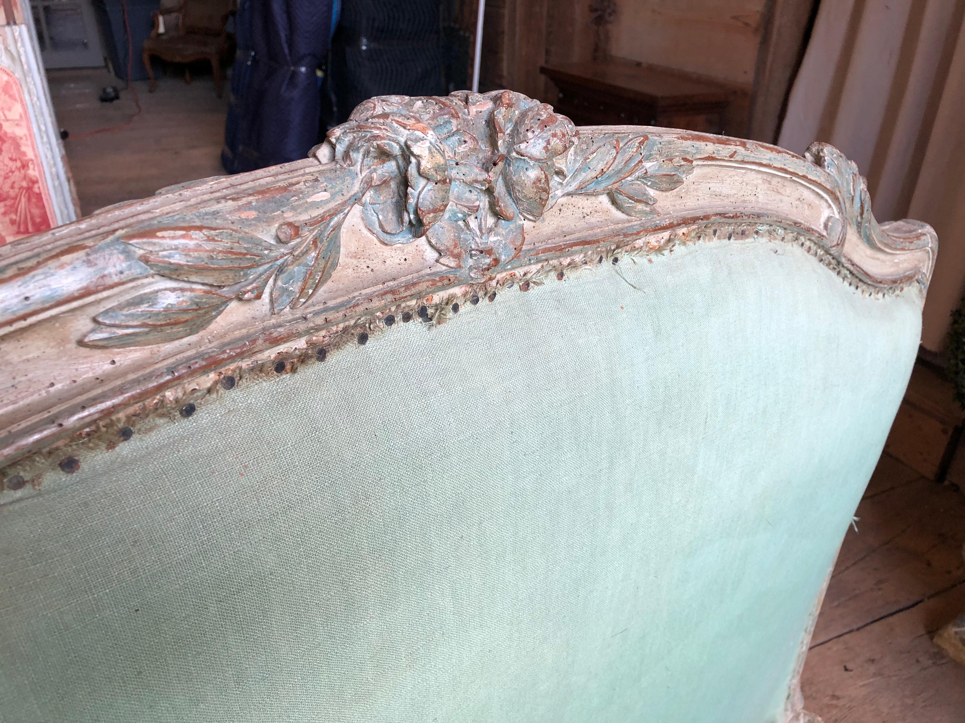 French Louis XV Bed, 18th Century