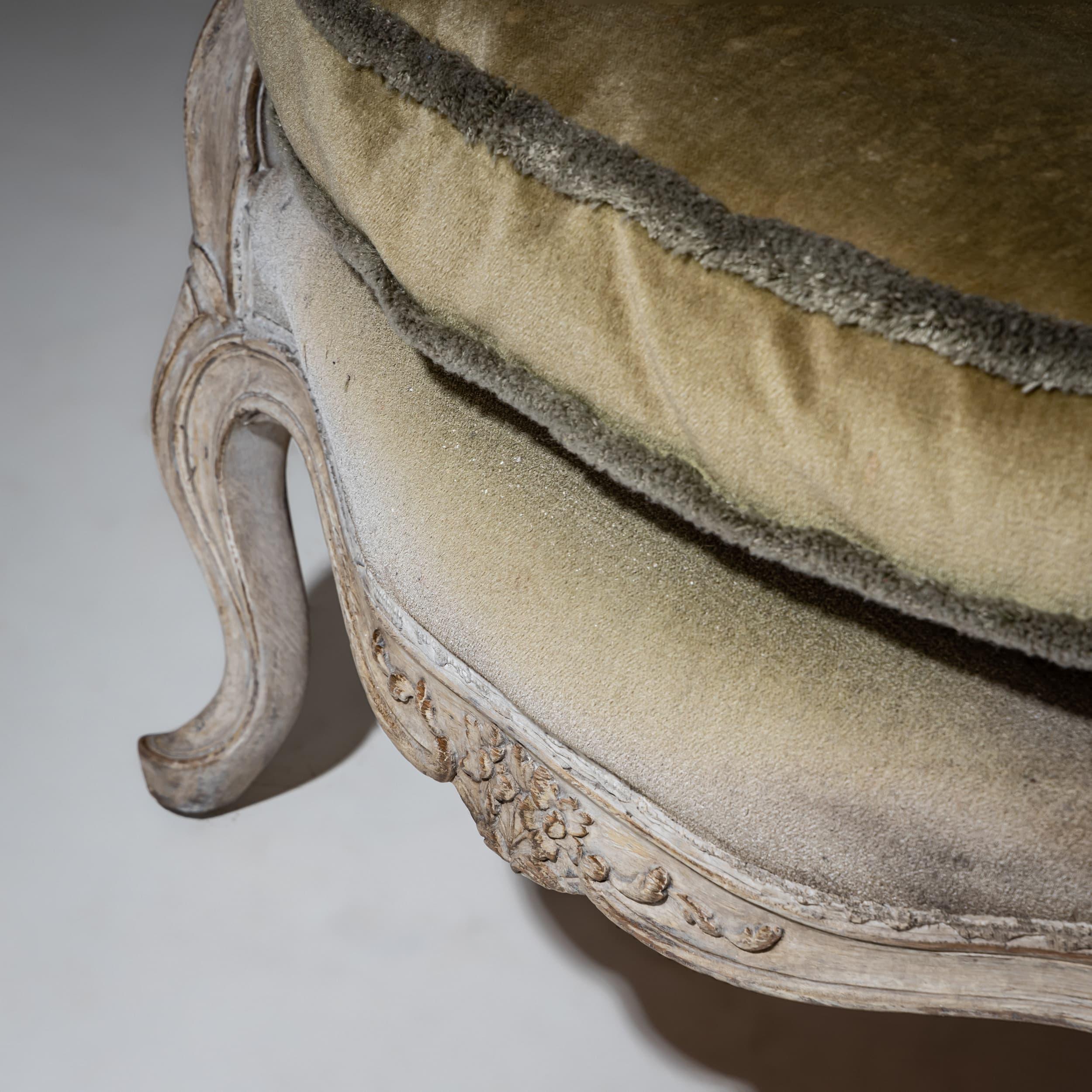 XVIIIe siècle et antérieur Louis XV Bergère, 18e siècle en vente