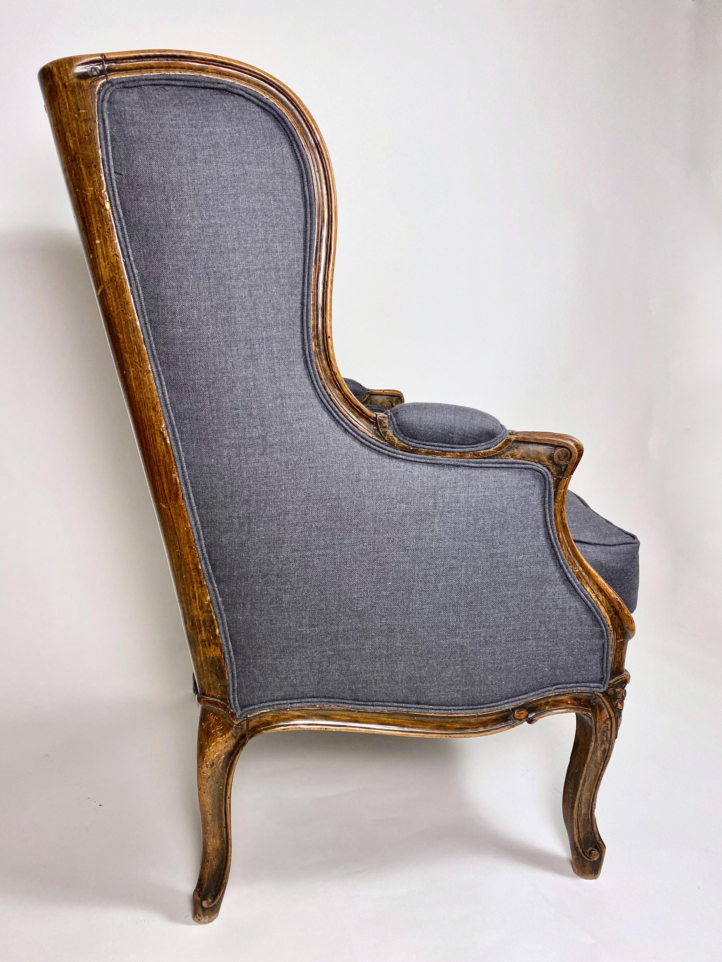 French Louis XV Bergere For Sale