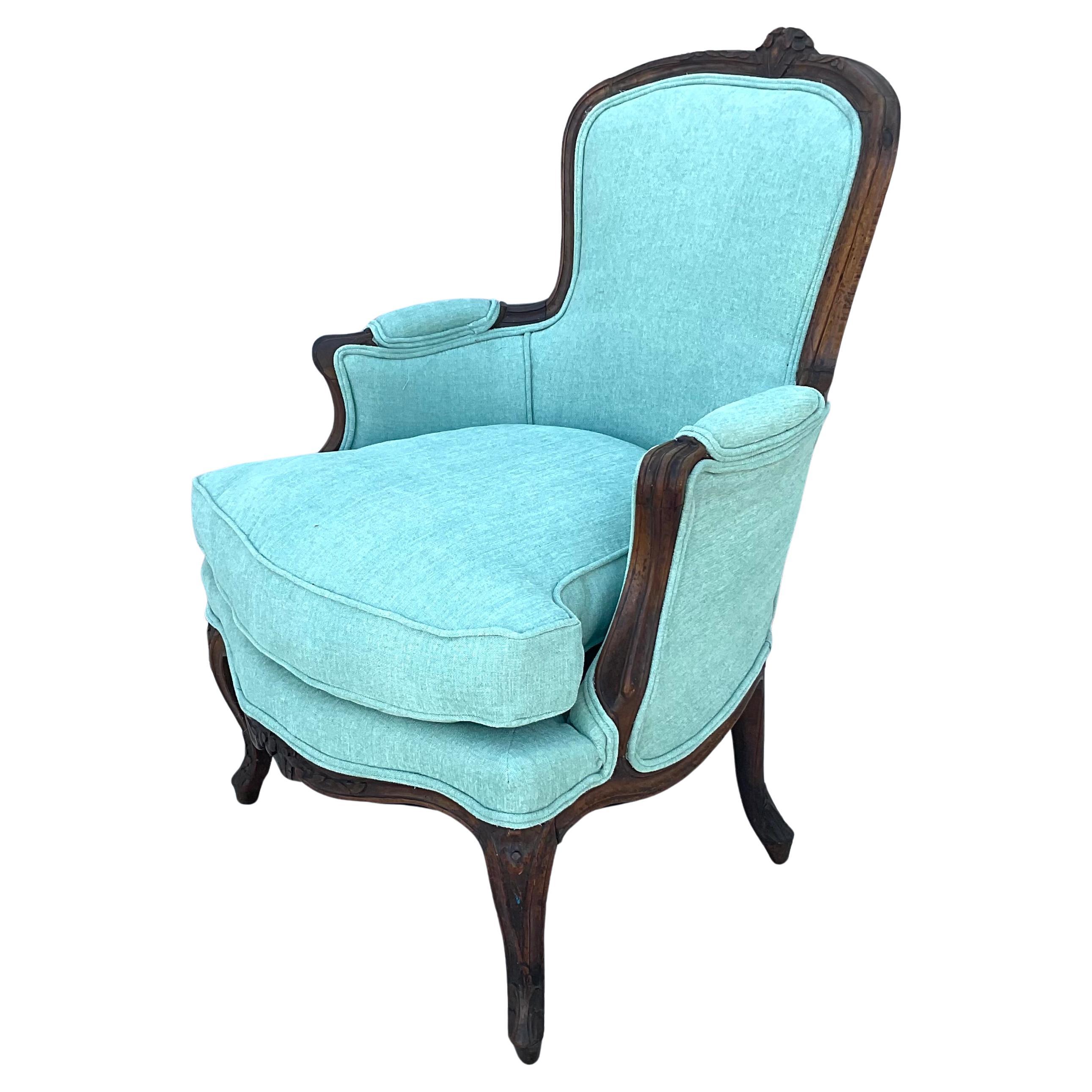 Louis XV Bergère Chair 18th Century For Sale 1