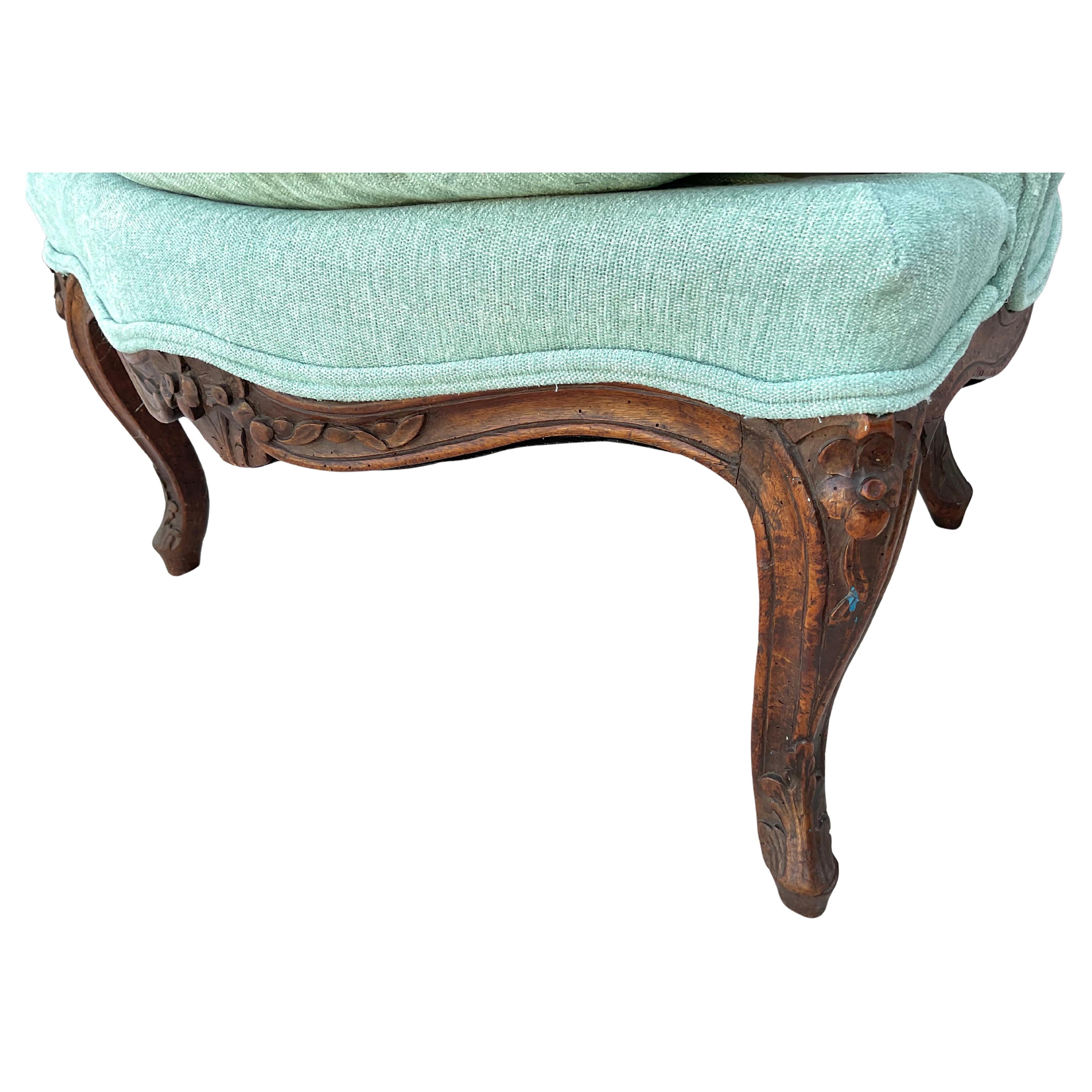 Louis XV Bergère Chair 18th Century For Sale 3