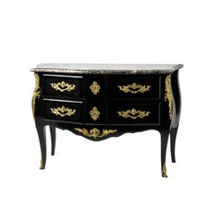 Louis XV Bombé Chest of Drawers, 19th Century