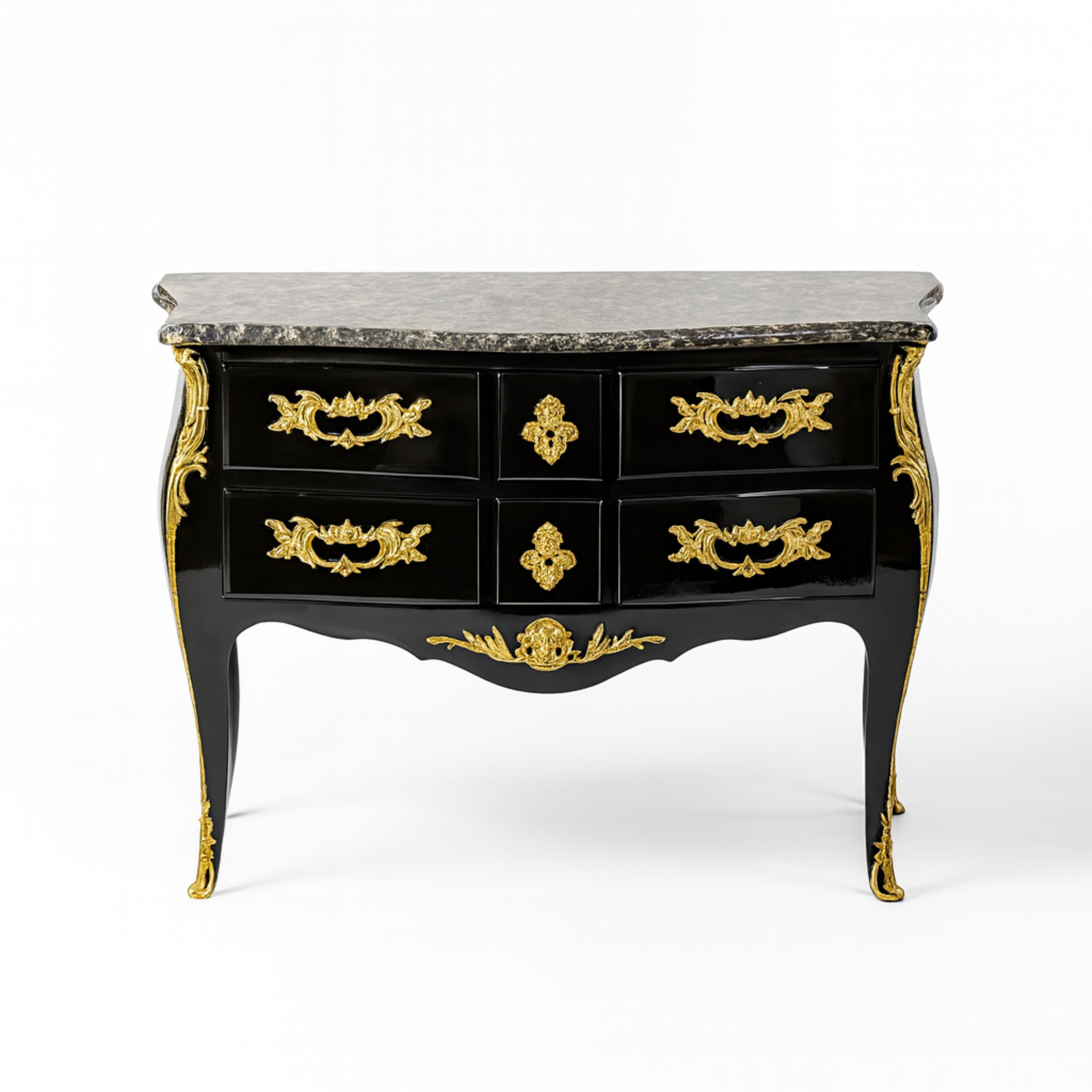 Cassettiera Bombé Luigi XV, XIX secolo In condizioni buone in vendita a Lisbon, PT