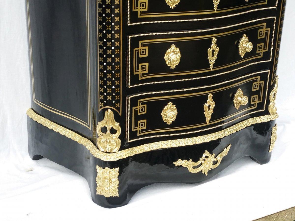 Louis XV Boulle Marquetry Secretary Desk France, 19th Century 1