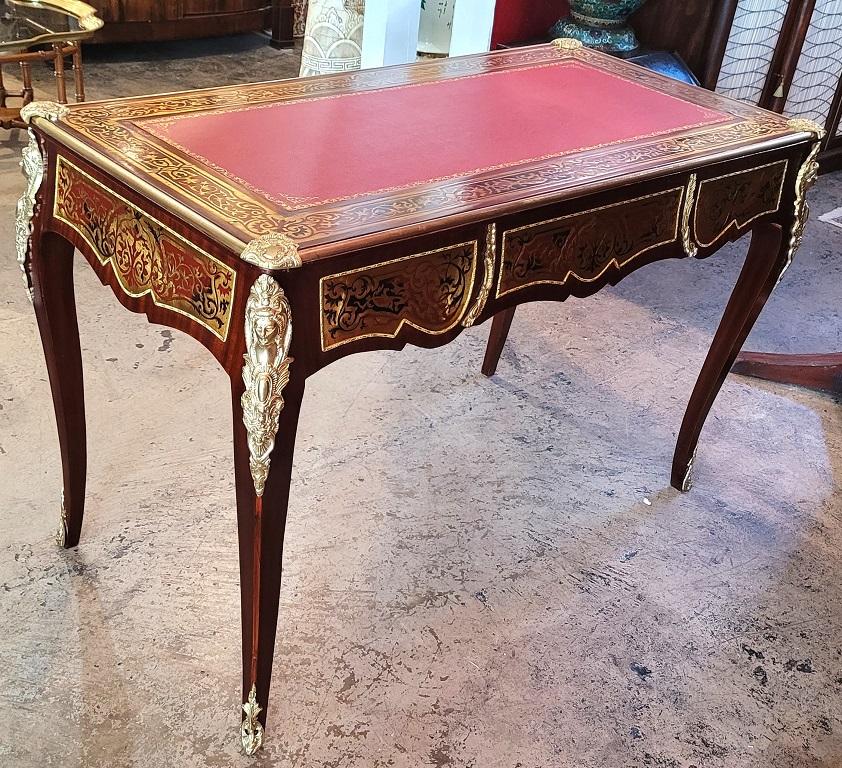 Louis XV Boulle Style Bureau de Plat 9