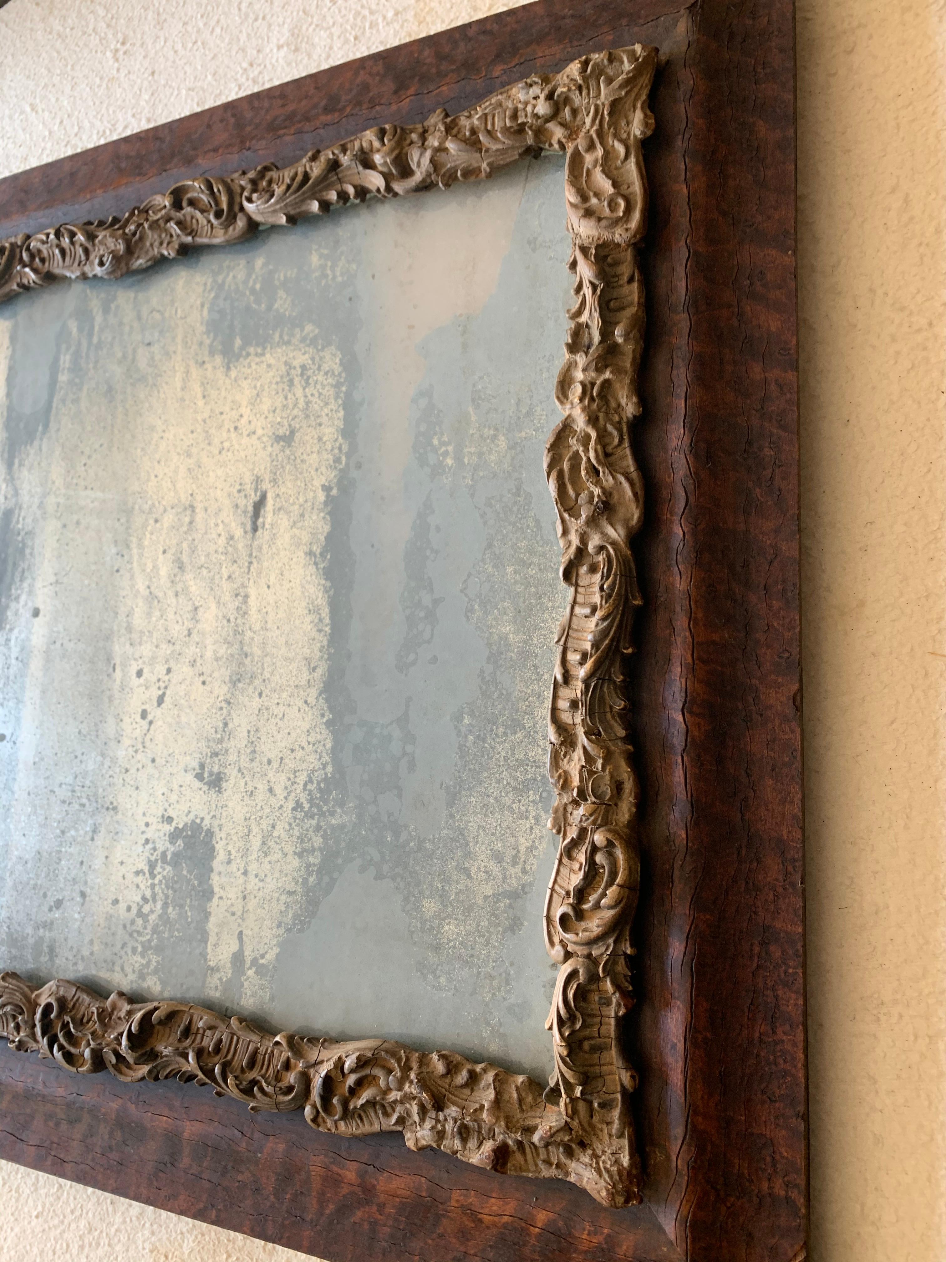 Gilt Louis XV Briarwood Mirror For Sale