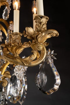 Louis XV Bronze d’Ore & Crystal Chandelier, French, 19th Century