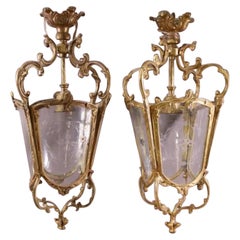 Lanterne da sala in bronzo Luigi XV