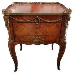 Louis XV Bronze Writing Secretary Desk