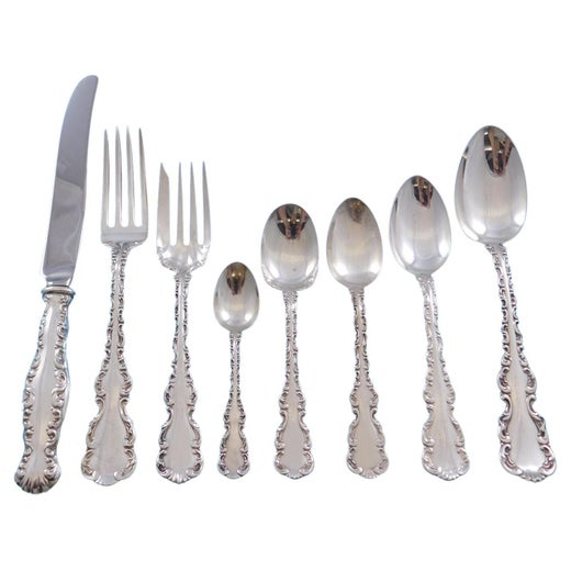 Lot - WHITING DIVISION LOUIS XV STERLING SILVER FLATWA