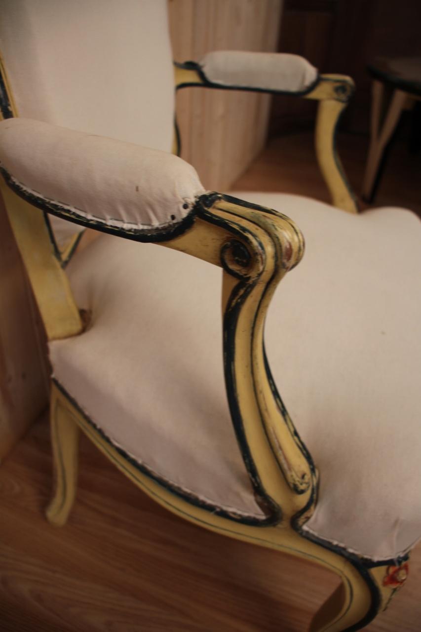 Cabriolet-Sessel im Stil Louis XV., gestempelt N.blanchard im Angebot 2