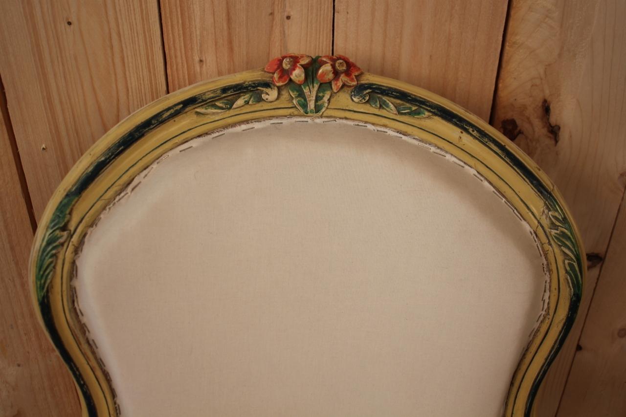 Cabriolet-Sessel im Stil Louis XV., gestempelt N.blanchard im Angebot 3
