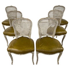 Louis XV Cane Back Dining Chairs – Set of 6