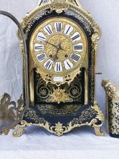 Wand- oder Tischuhr im Stil Louis XV. mit Regalsockel, Frankreich, 1865