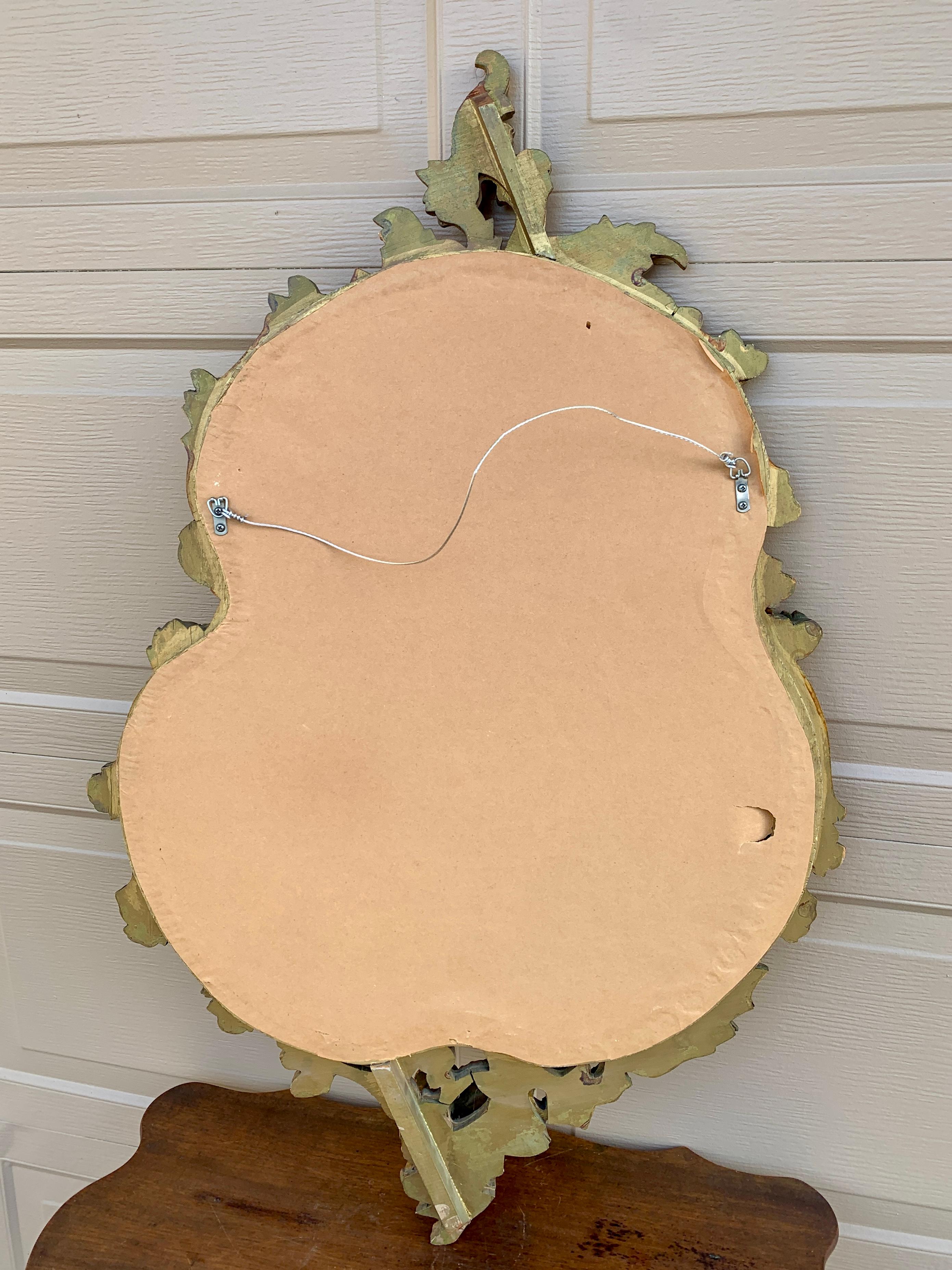 Louis XV Cartouche Rococo Baroque Gilt Wood Mirror For Sale 10