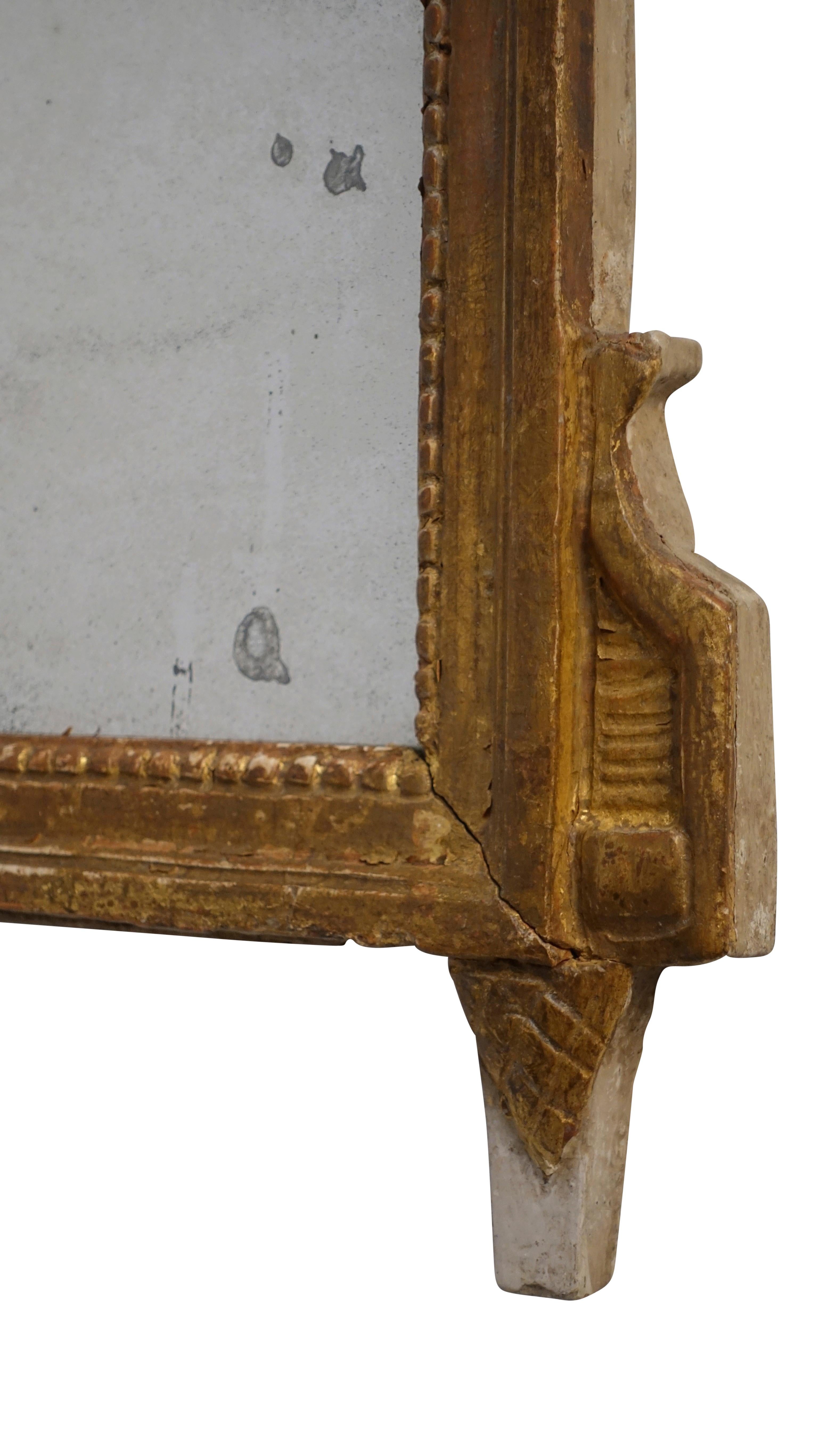 Louis XV Carved and Gilt Mirror, French, circa 1760 For Sale 2