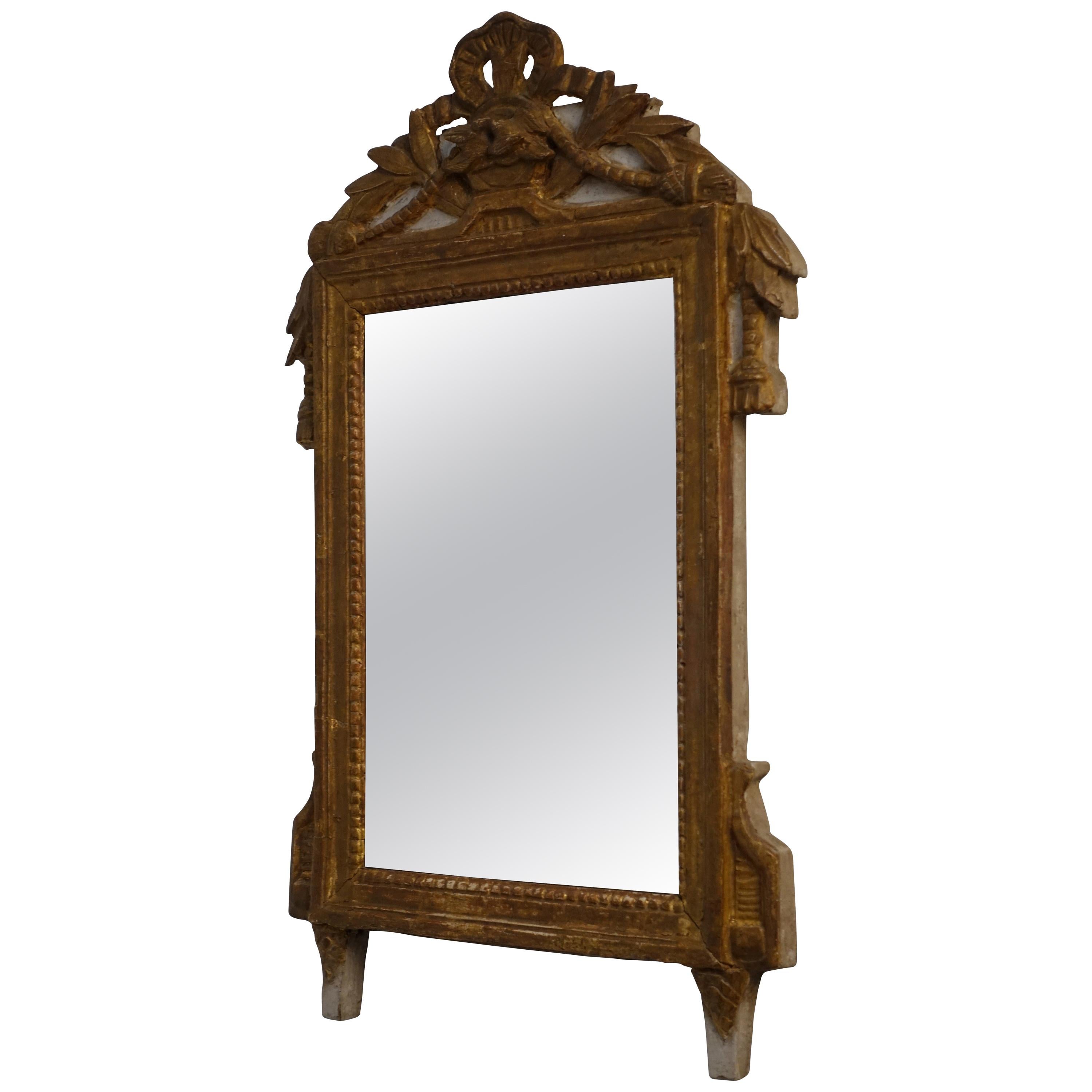 Louis XV Carved and Gilt Mirror, French, circa 1760 For Sale