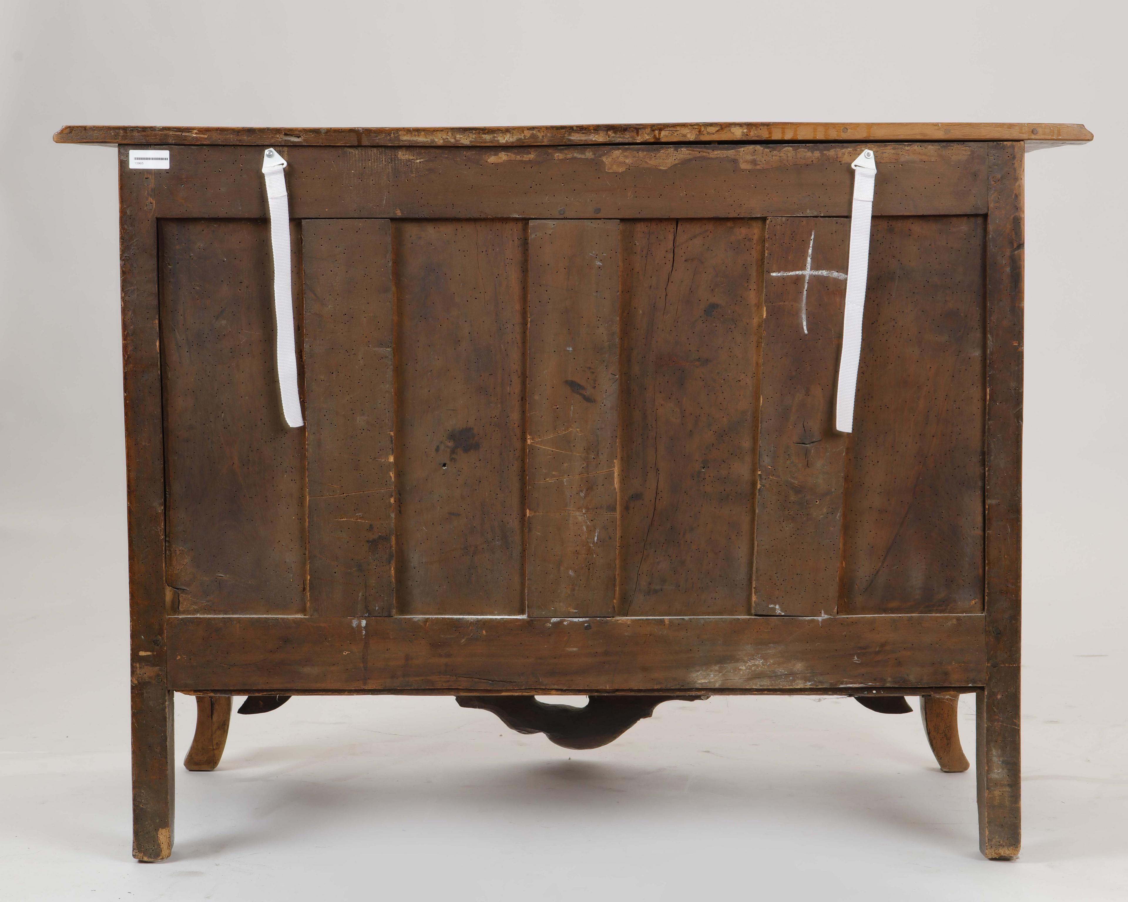 Louis XV Carved Walnut Commode, 18th Century 2