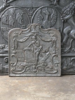 Louis XV Cast Iron Fireback, France, 18th Century