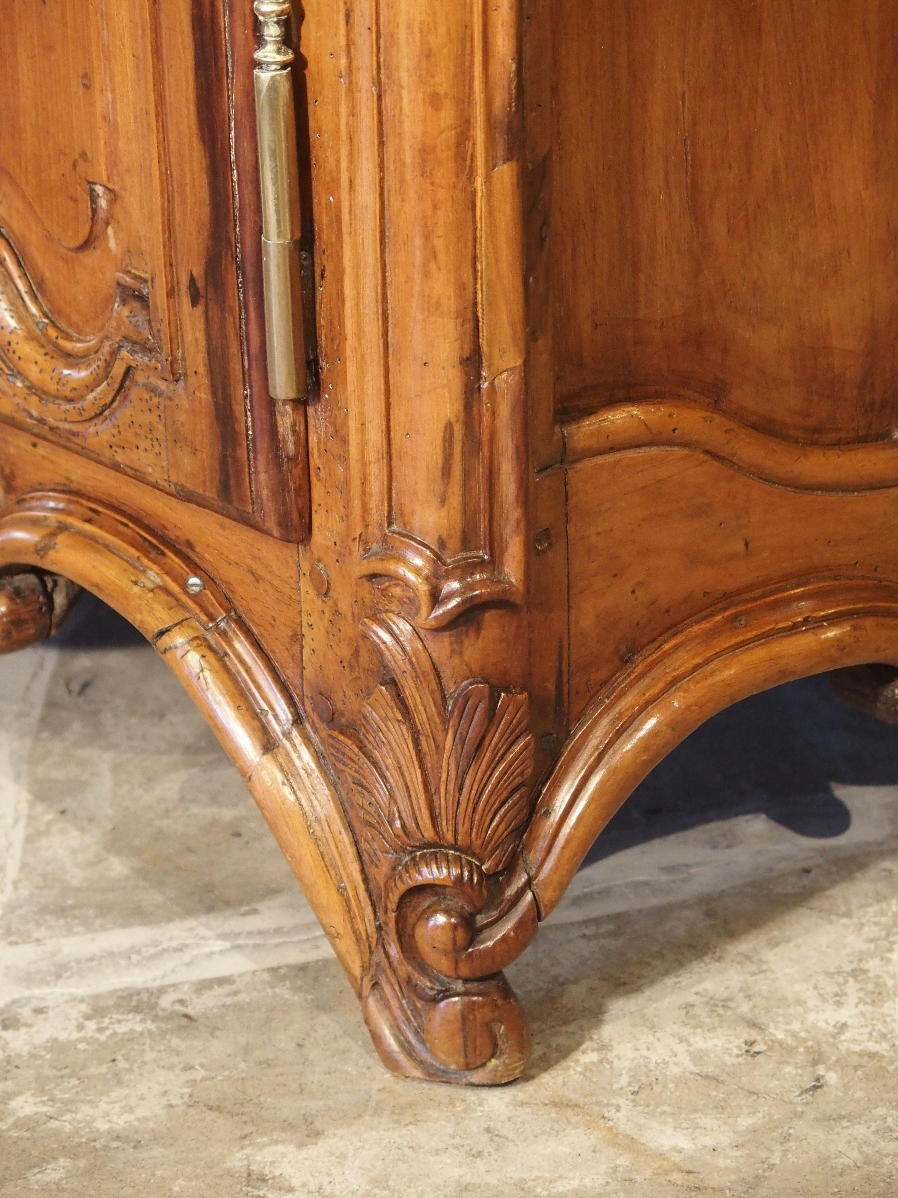 Louis XV Cherrywood Bibliotheque Scriban from Burgundy, France, circa 1750 1