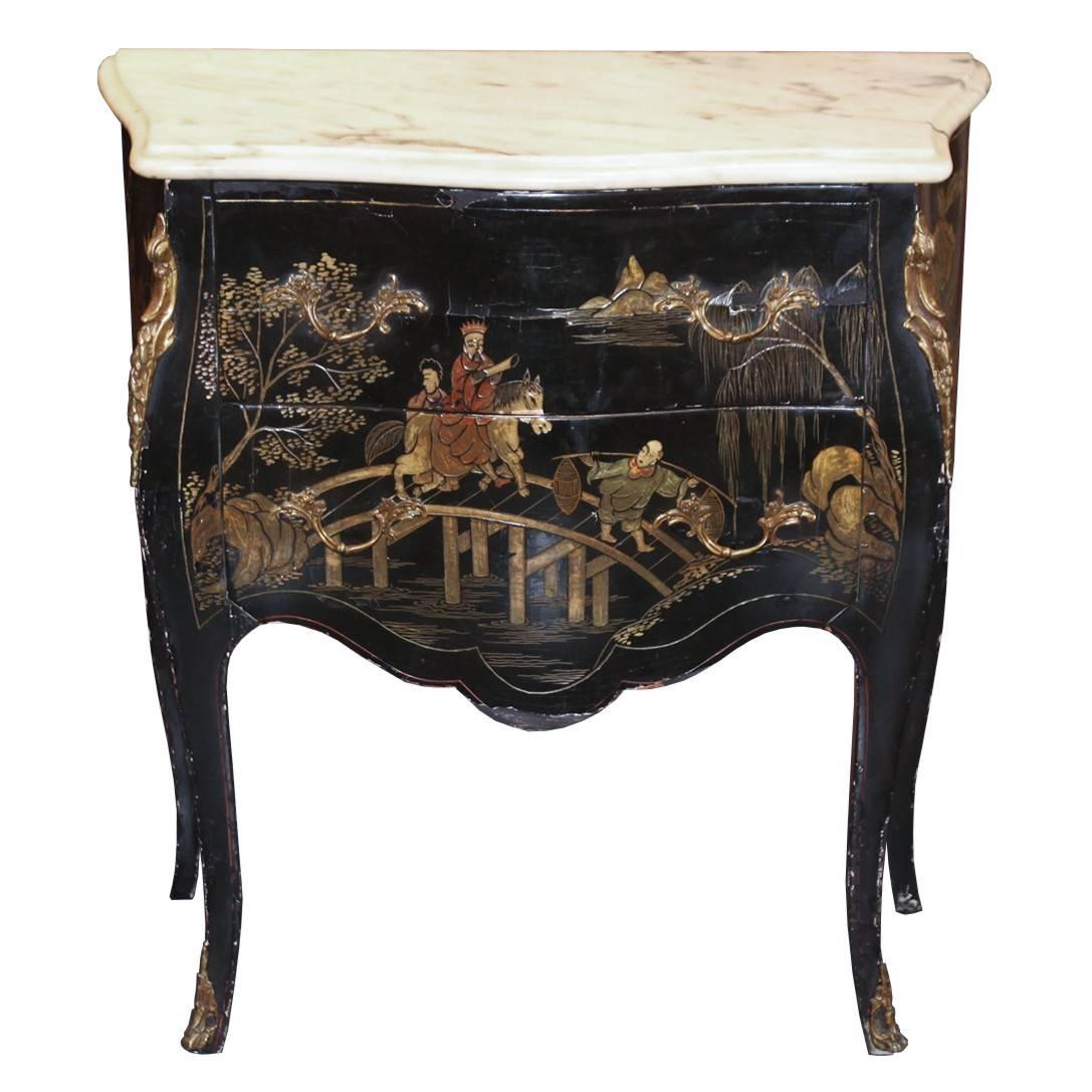 Louis XV Chinoiserie Commode