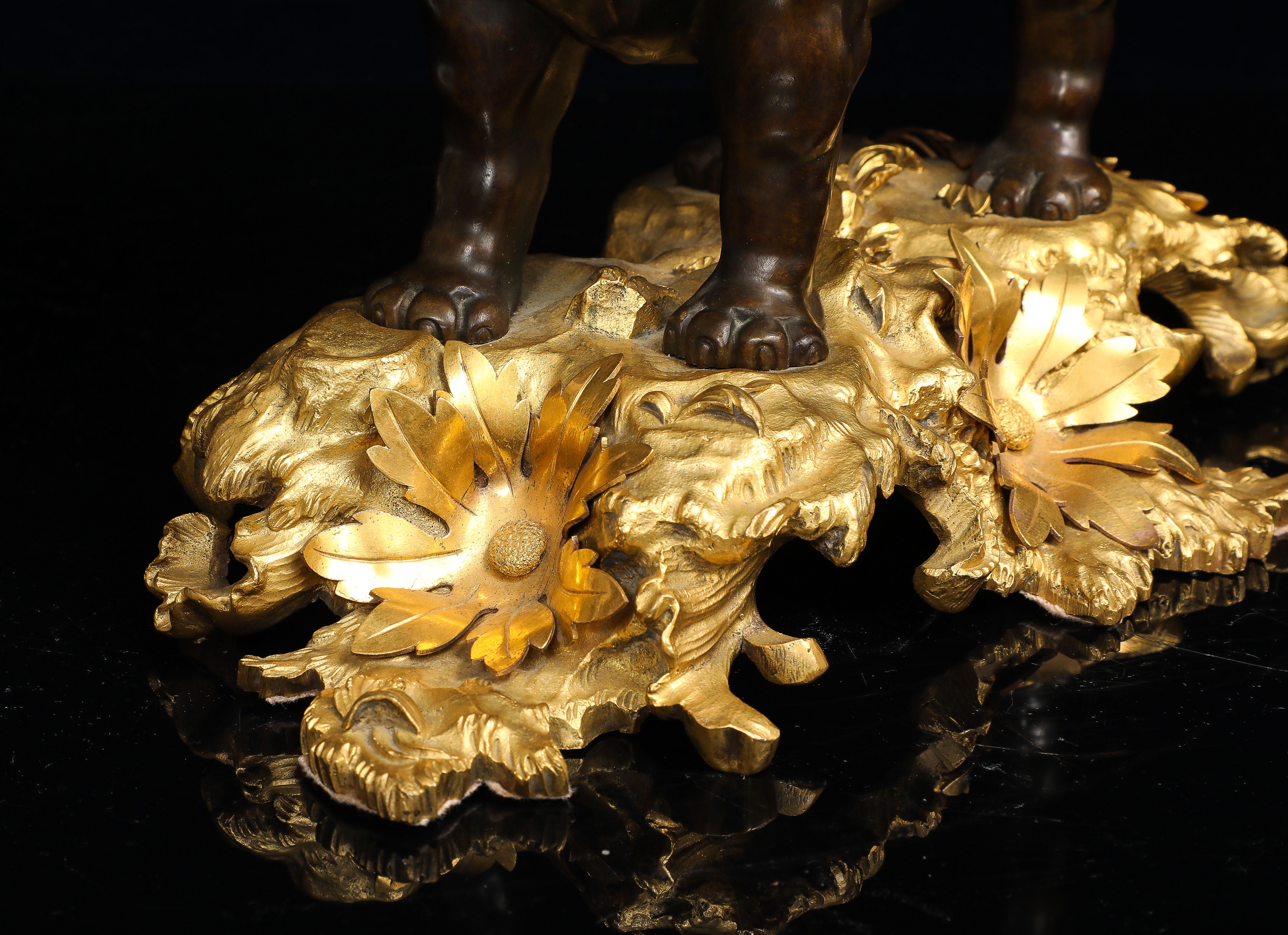 Louis XV Clock, 1750s Paris Ormolu & Patinated, Pendule à lÉléphant; by Godefroy For Sale 11