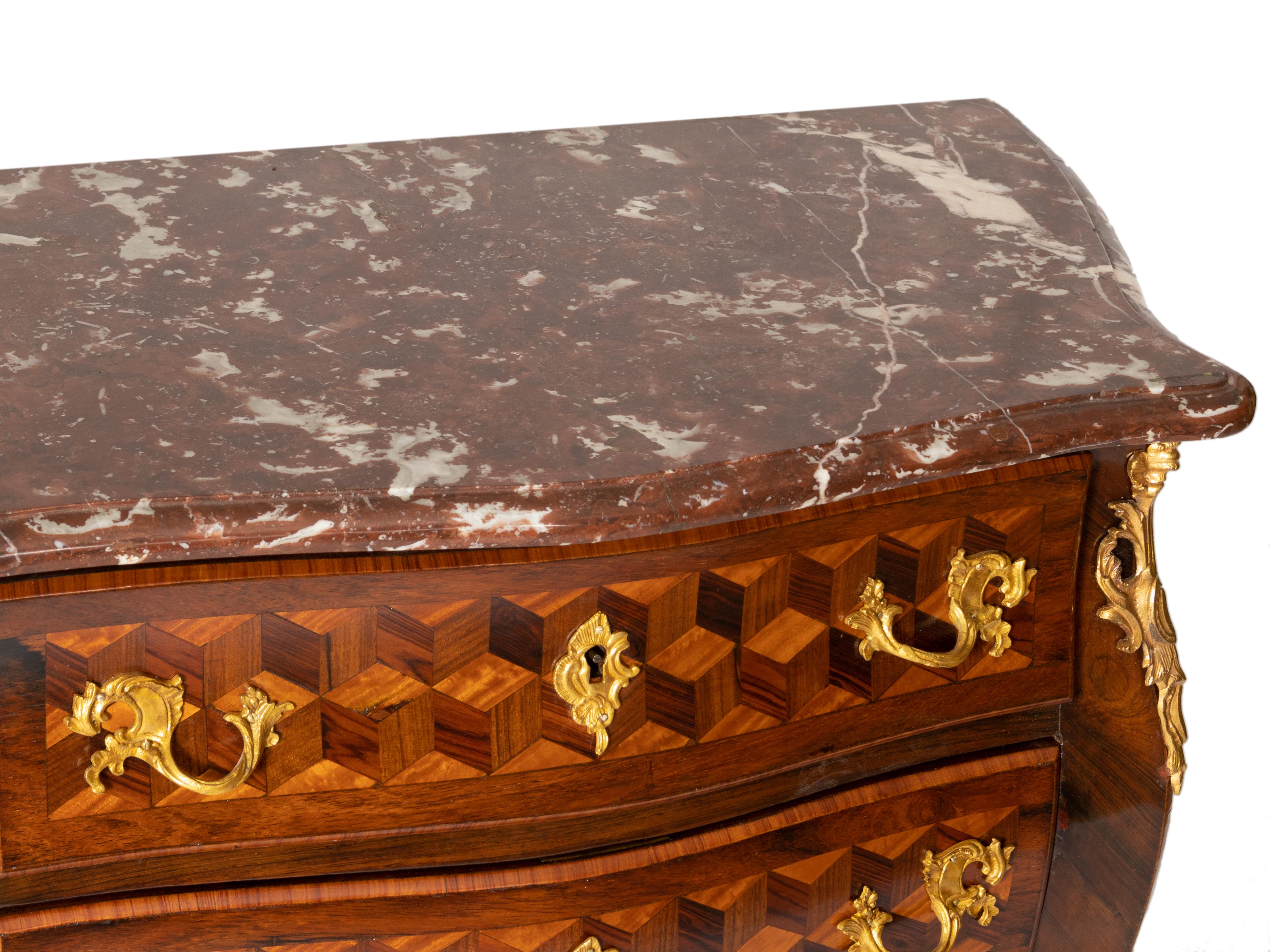 Métal Commode Louis XV, 19e siècle en vente
