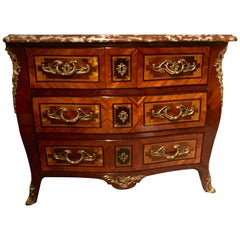 Antique Louis XV Commode, France, 1760-1770