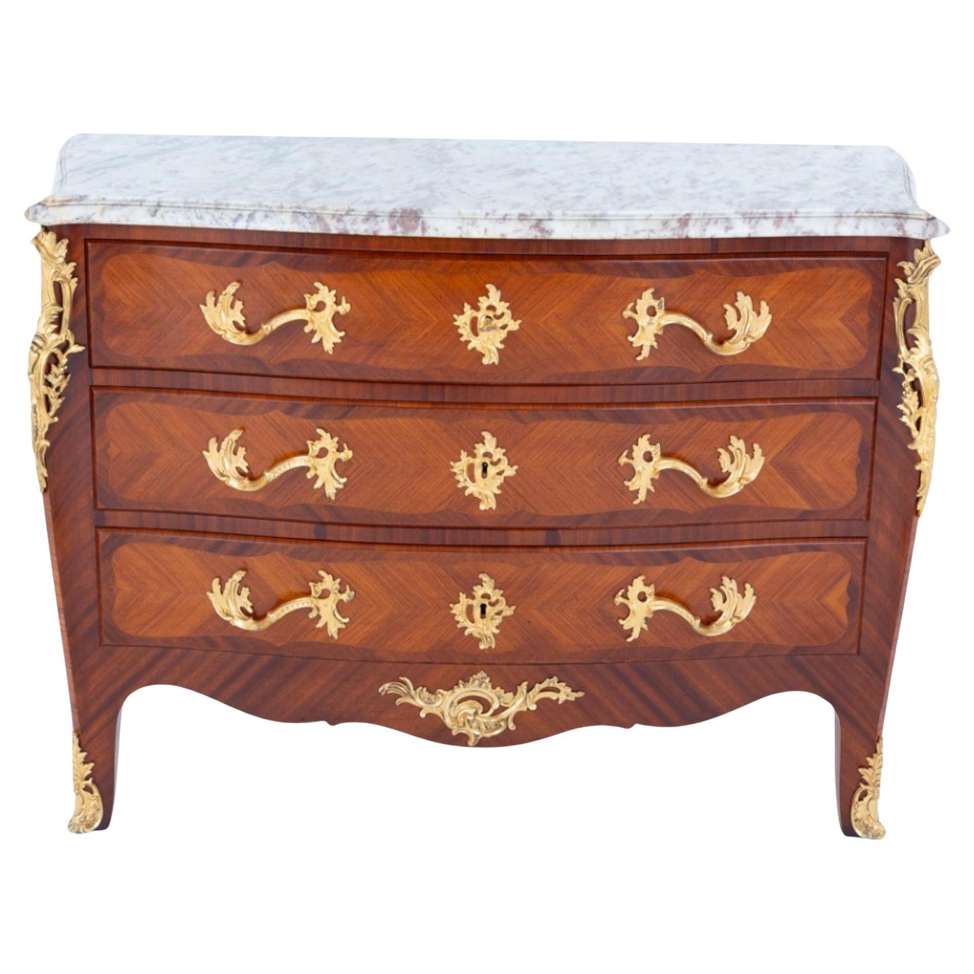 Commode Luigi XV Cassettiera francese 1880 in vendita