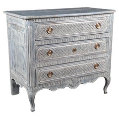 Louis XV Commode From The 18th Century In Solid Oak
