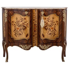 Louis XV Commode, Marble Top, 20th Century