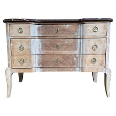 Commode Louis XV - Transition en placage, 19e siècle