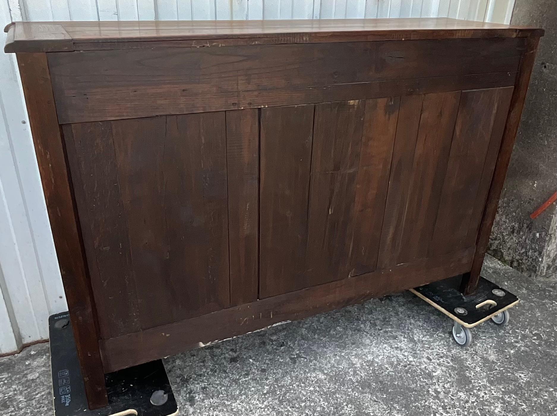 Louis XV Country Sideboard in Solid Oak, 19th Century For Sale 14