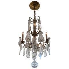 Antique Louis XV Crystal Chandelier