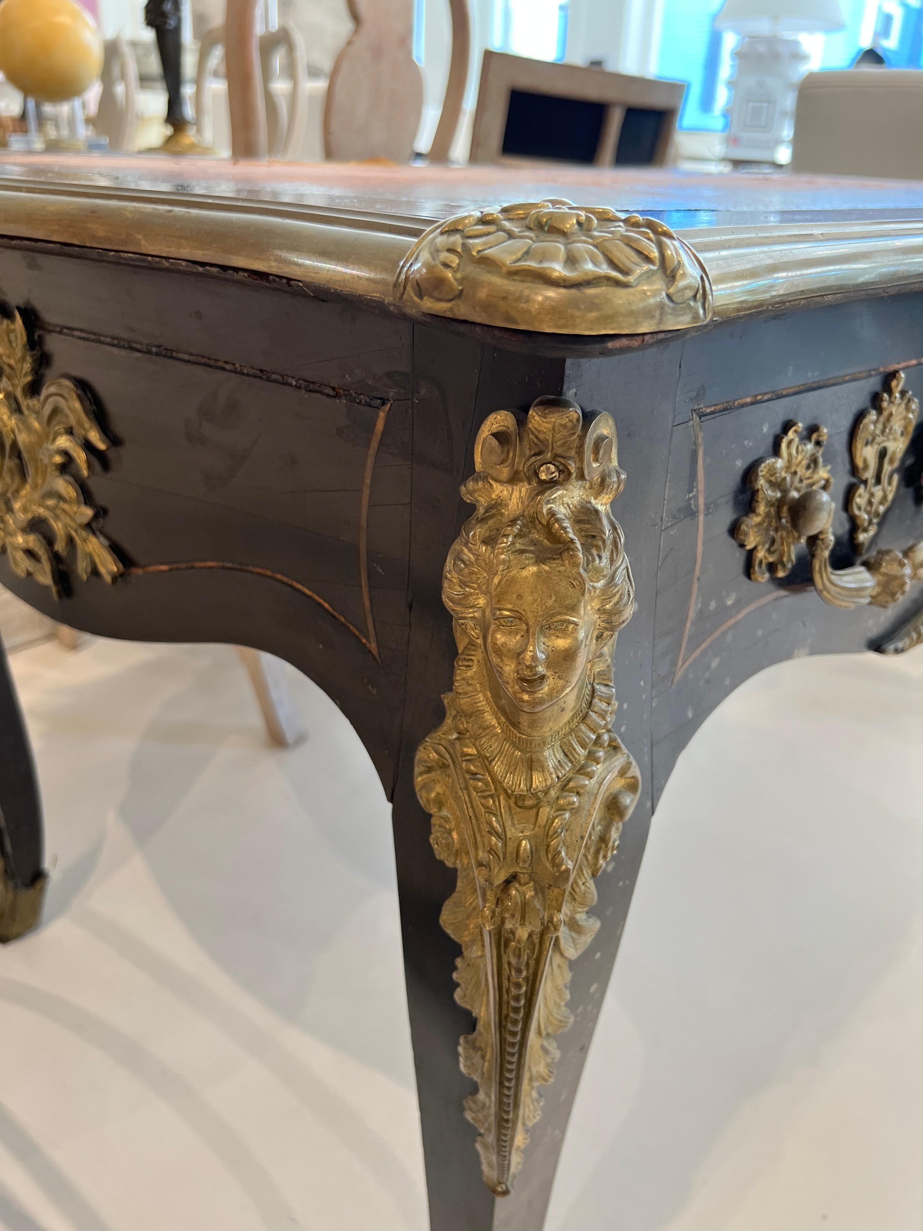 Louis XV Desk In Fair Condition For Sale In New Orleans, LA