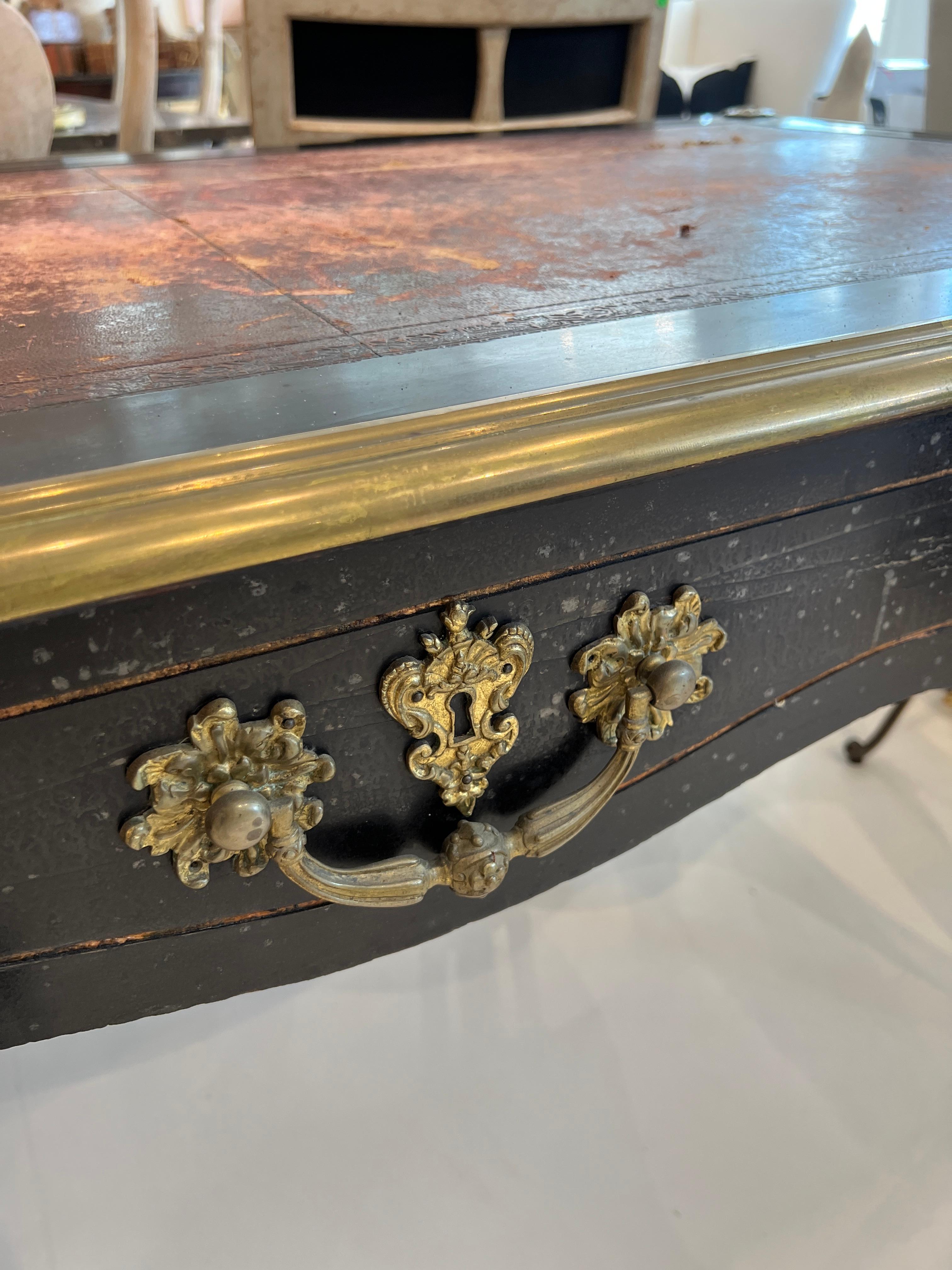 Bronze Louis XV Desk For Sale