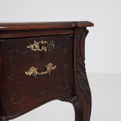 Louis XV Desk With Brass Details On Casters