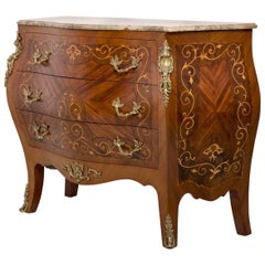 Louis XV Drawers Chest, 20th Century