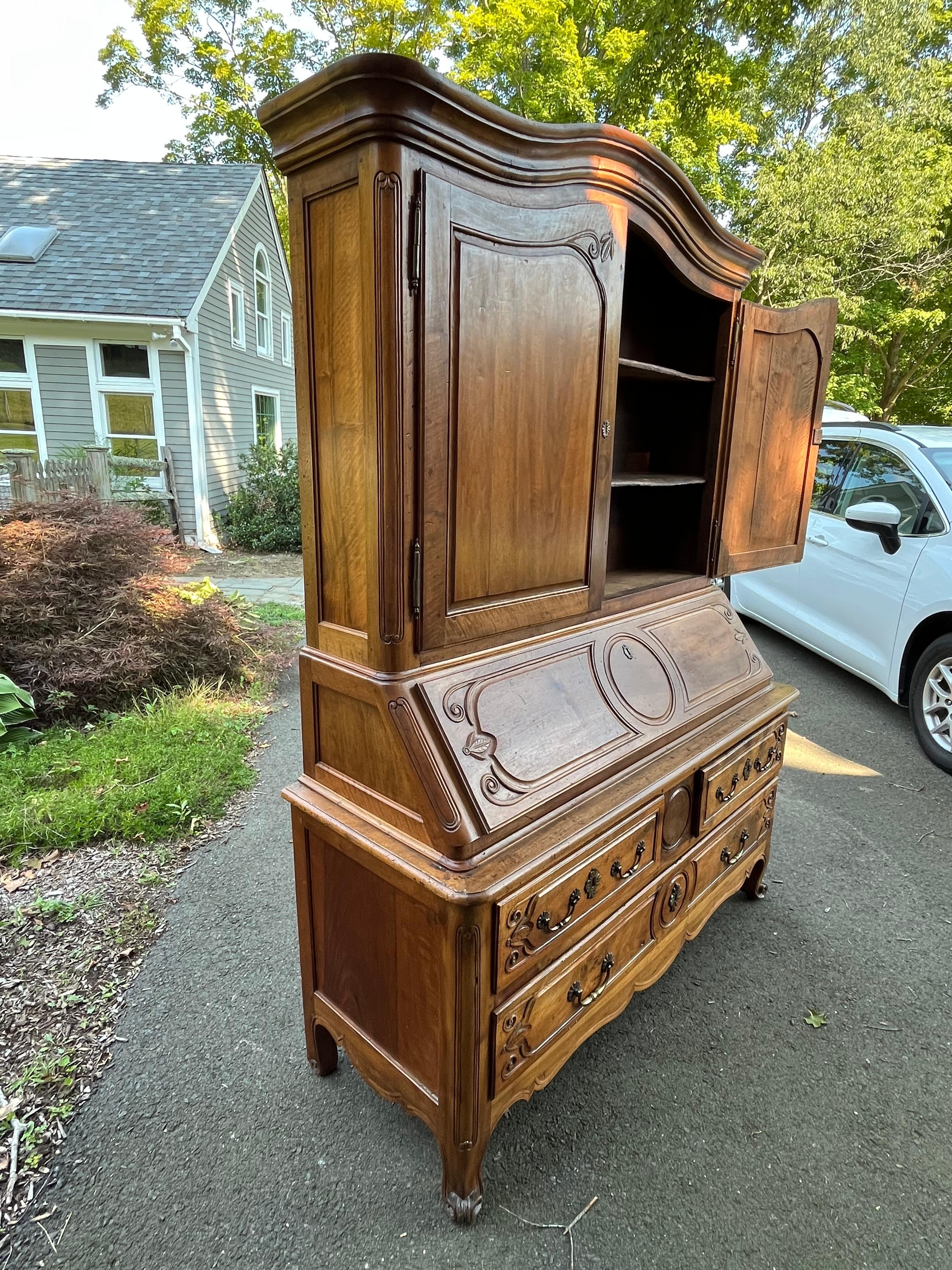 Louis XV Drop-Front Secretaire 8