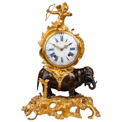 Louis XV Elephant Clock, by Le Foré Paris