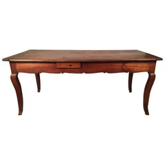 Louis XV Farm Table in Walnut, circa 1780