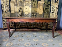 Louis XV Farmhouse Table in Solid Wood, 18th Century