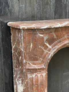 Louis XV Fireplace in Rances Marble XVIIIth Century