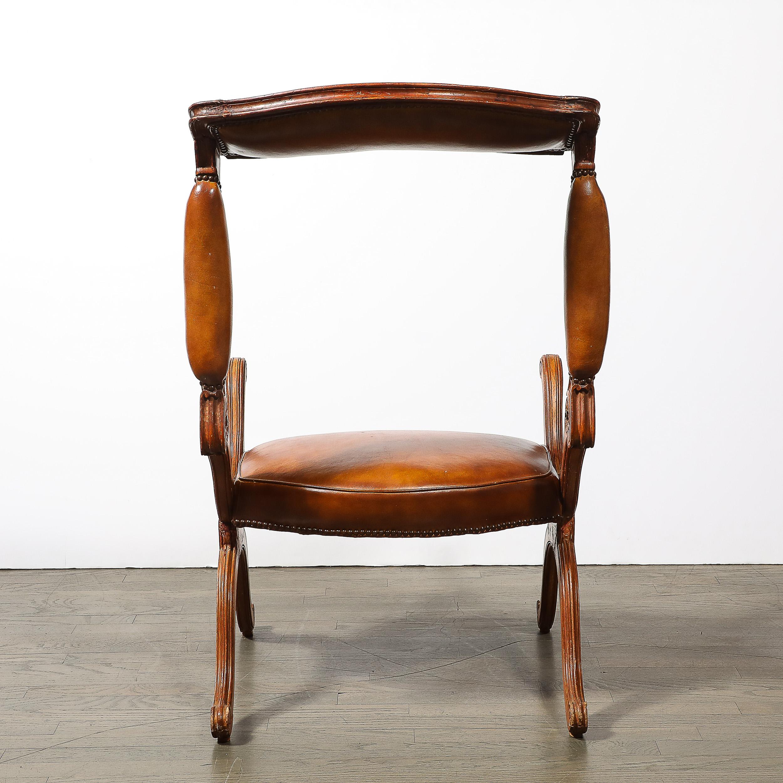 Silla plegable de oratorio Luis XV 