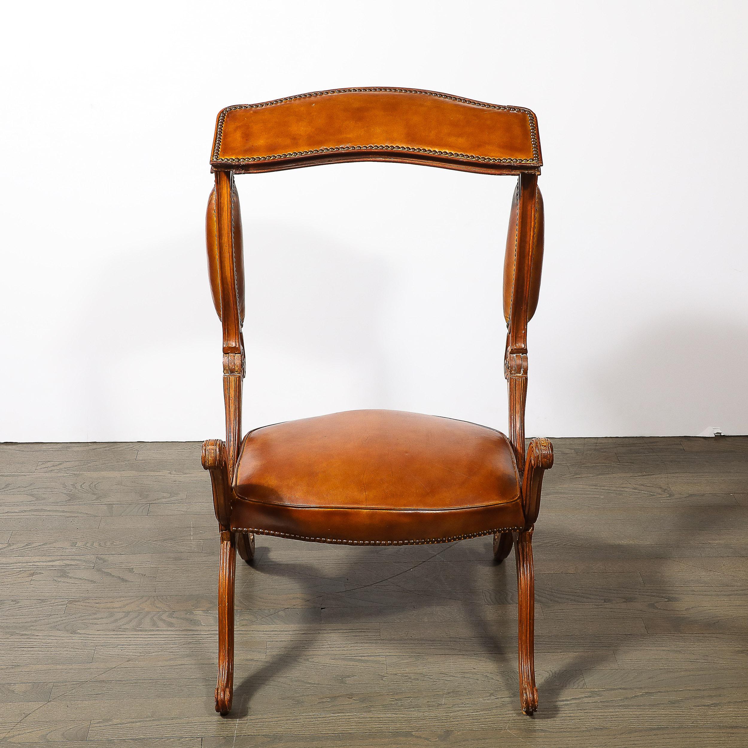 Silla plegable de oratorio Luis XV 